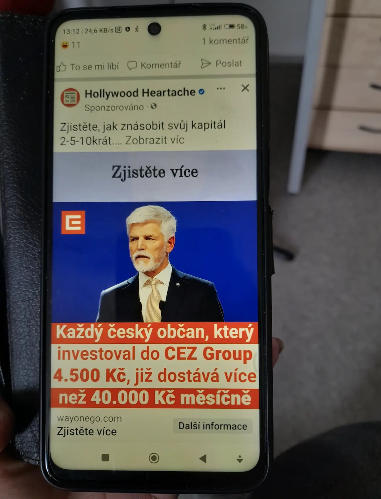 Falešný inzerát 1